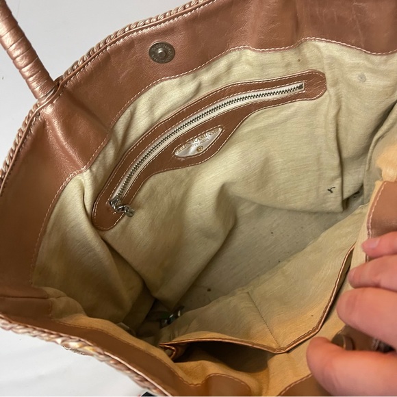 Helen Kaminski Woven Leather Tote Bag - Picture 7 of 9